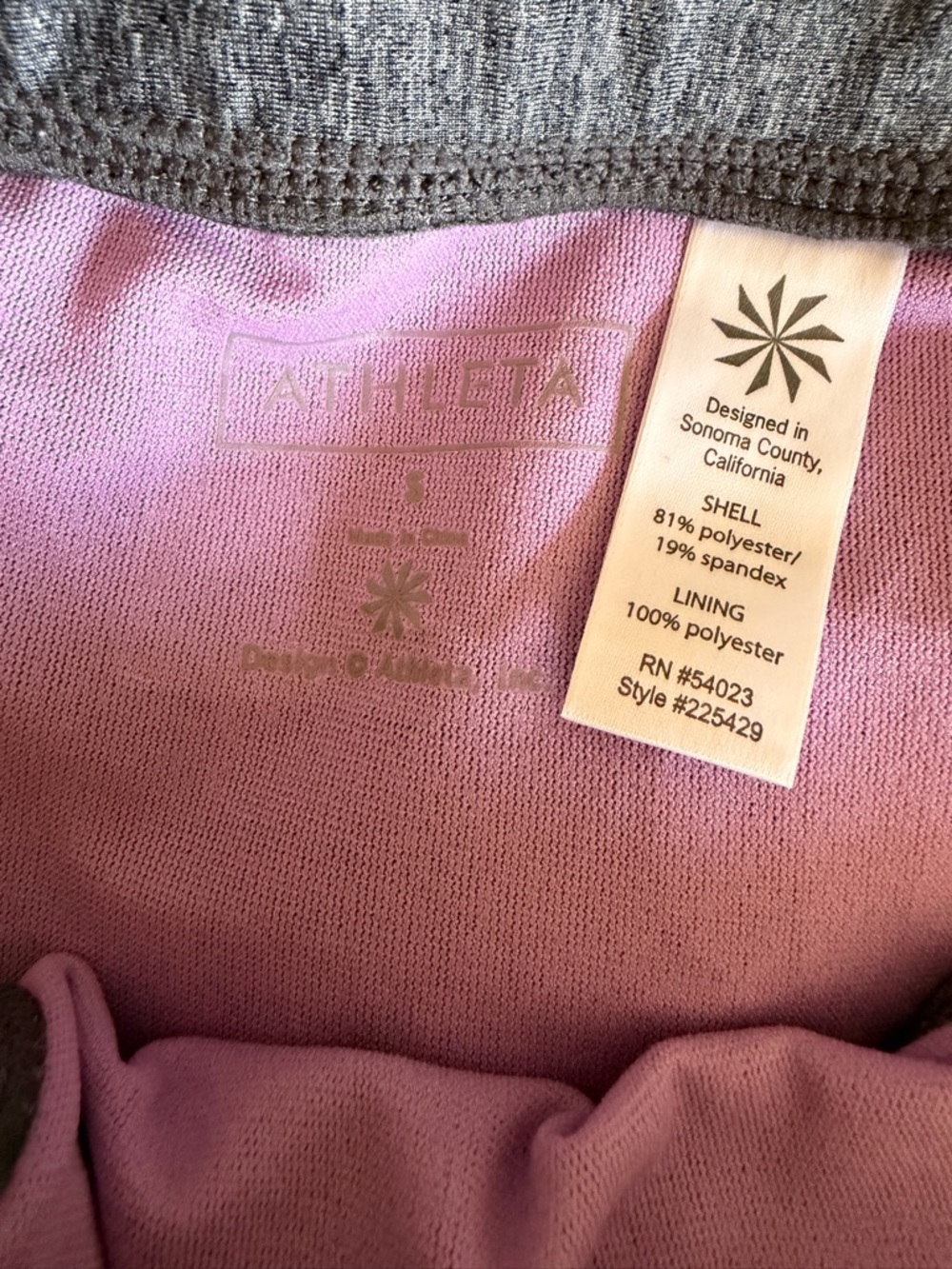 Athleta swim bikini bottom. Heathered grey. Size small. - Picture 4 of 5